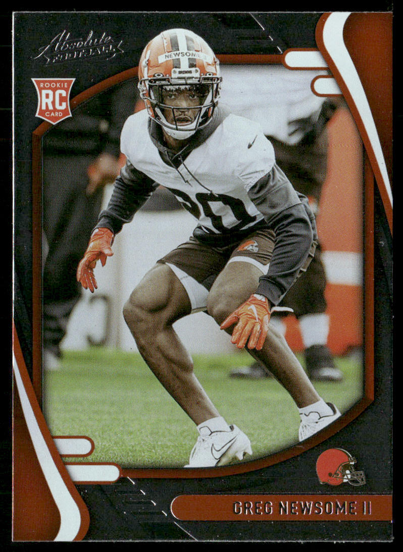 Greg Newsome II 2021 Panini Absolute Retail #198 RC Cleveland Browns