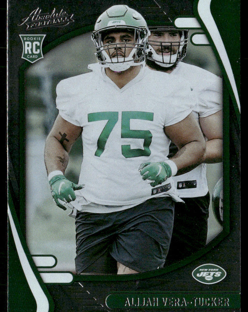 Alijah Vera-Tucker 2021 Panini Absolute Retail #199 RC New York Jets