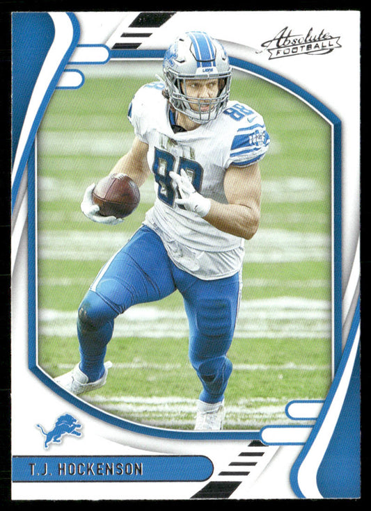 T.J. Hockenson 2021 Panini Absolute Retail #10 Detroit Lions