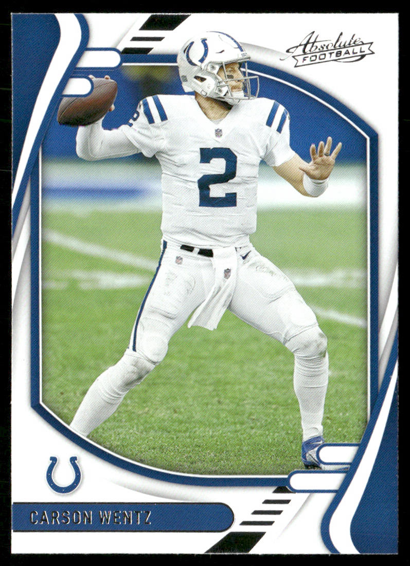 Carson Wentz 2021 Panini Absolute Retail #11 Indianapolis Colts