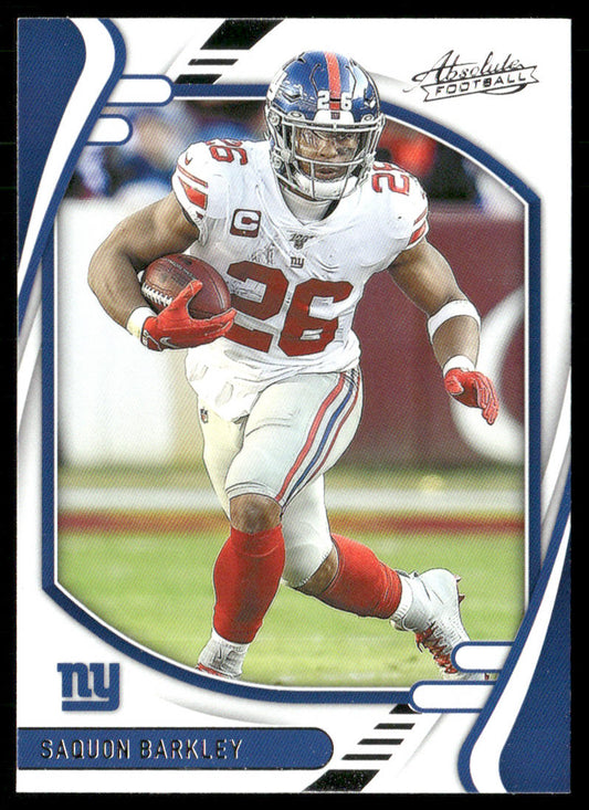 Saquon Barkley 2021 Panini Absolute Retail #23 New York Giants