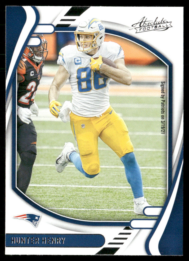 Hunter Henry 2021 Panini Absolute Retail #28 New England Patriots