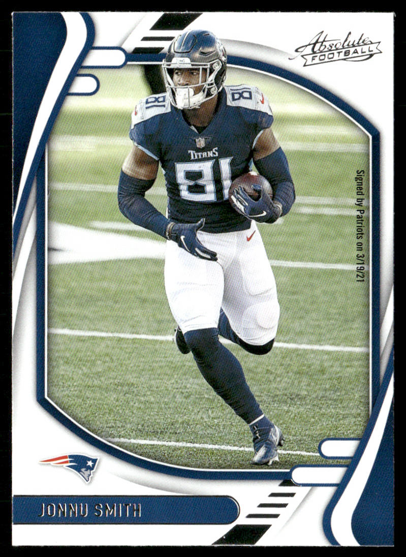 Jonnu Smith 2021 Panini Absolute Retail #29 New England Patriots