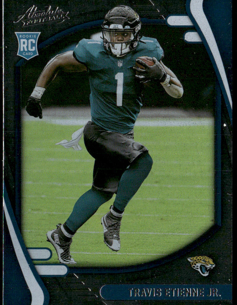 Travis Etienne Jr. 2021 Panini Absolute Retail #112 RC Jacksonville Jaguars