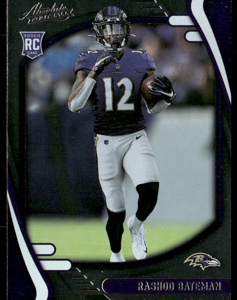 Rashod Bateman 2021 Panini Absolute Retail #113 RC Baltimore Ravens