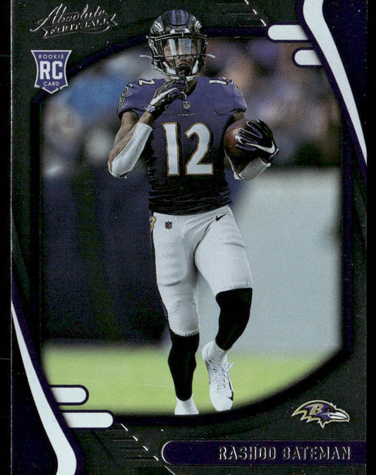 Rashod Bateman 2021 Panini Absolute Retail #113 RC Baltimore Ravens