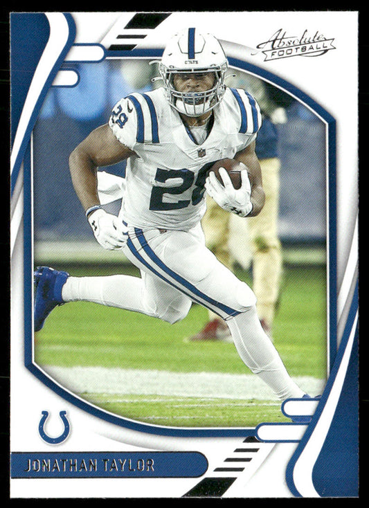 Jonathan Taylor 2021 Panini Absolute Retail #13 Indianapolis Colts