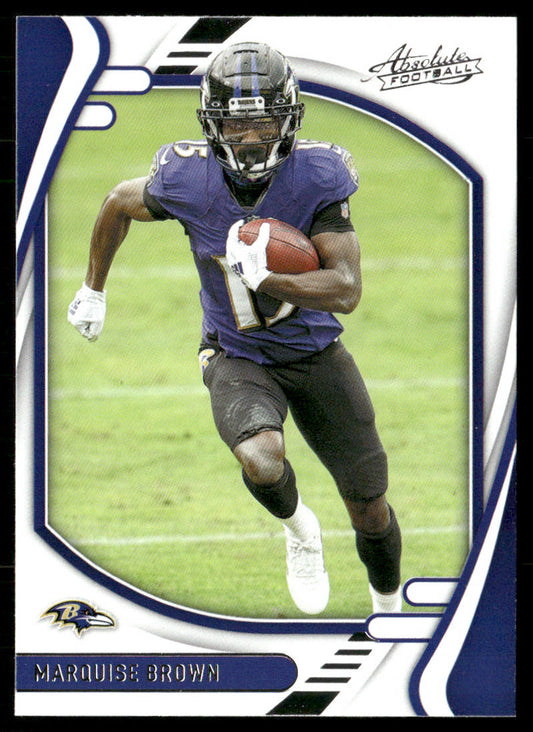 Marquise Brown 2021 Panini Absolute Retail #32 Baltimore Ravens