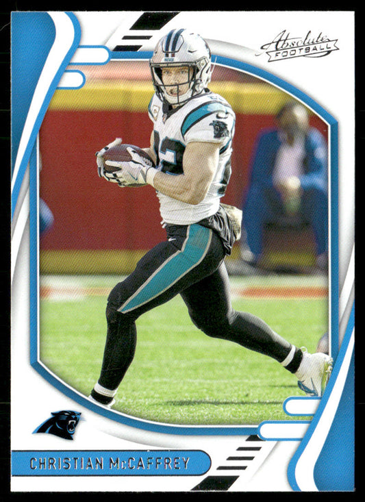 Christian McCaffrey 2021 Panini Absolute Retail #39 Carolina Panthers