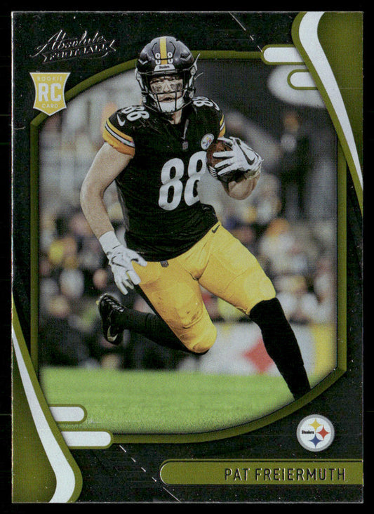 Pat Freiermuth 2021 Panini Absolute Retail #117 RC Pittsburgh Steelers