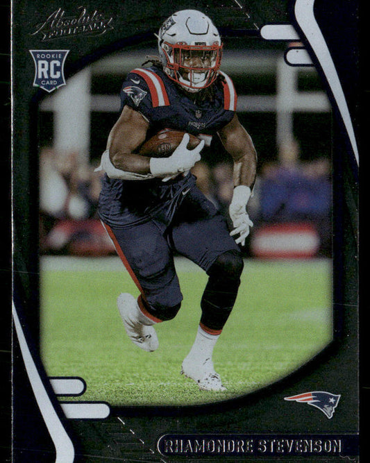 Rhamondre Stevenson 2021 Panini Absolute Retail #133 RC New England Patriots