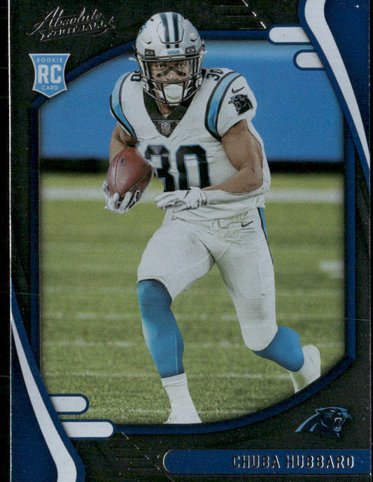 Chuba Hubbard 2021 Panini Absolute Retail #134 RC Carolina Panthers