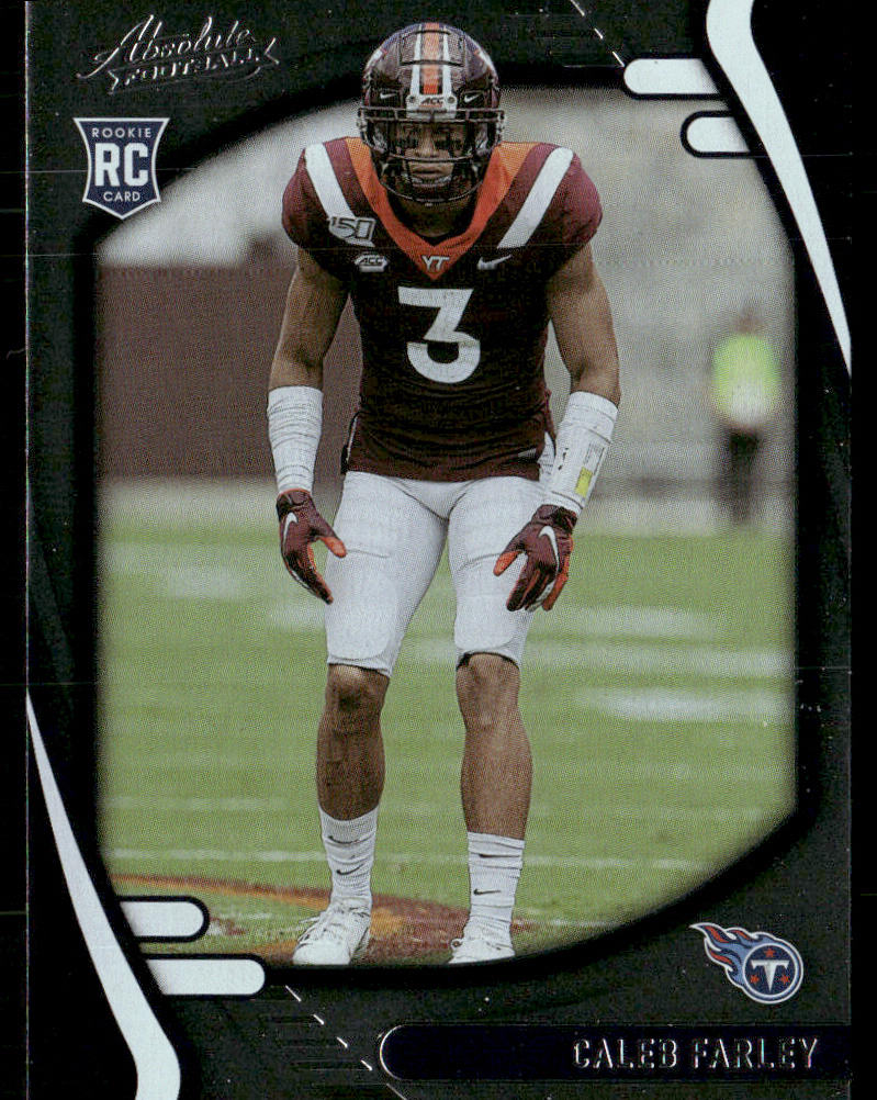 Caleb Farley 2021 Panini Absolute Retail #144 RC Tennessee Titans