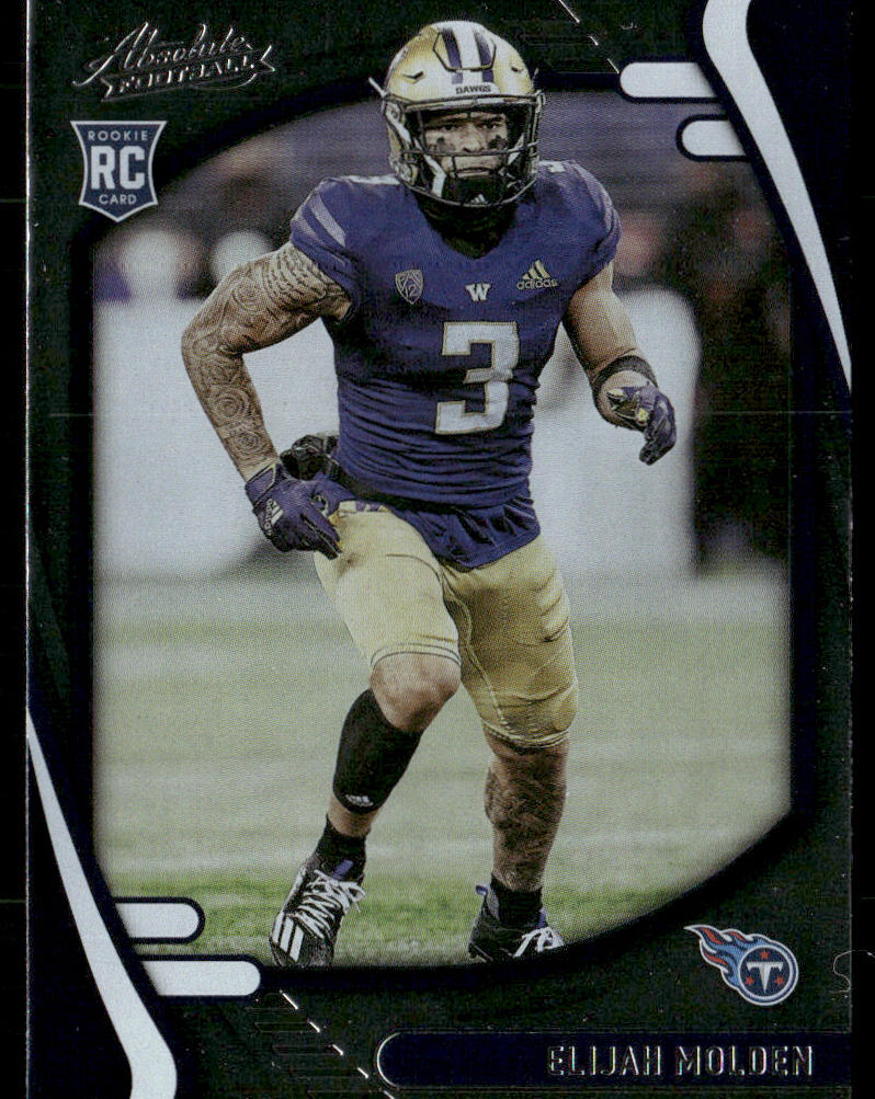 Elijah Molden 2021 Panini Absolute Retail #146 RC Tennessee Titans