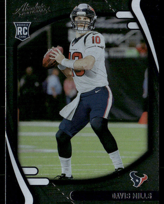 Davis Mills 2021 Panini Absolute Retail #123 RC Houston Texans