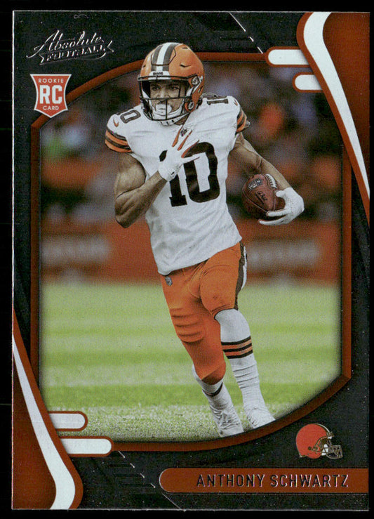 Anthony Schwartz 2021 Panini Absolute Retail #128 RC Cleveland Browns