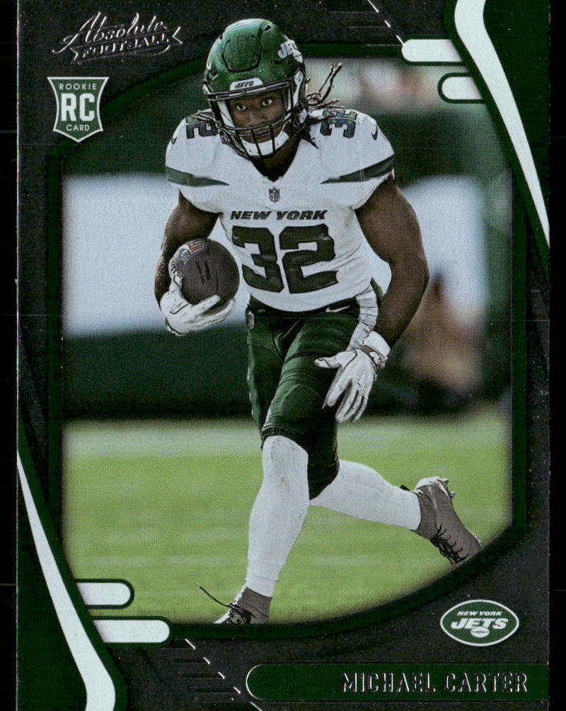 Michael Carter 2021 Panini Absolute Retail #129 RC New York Jets