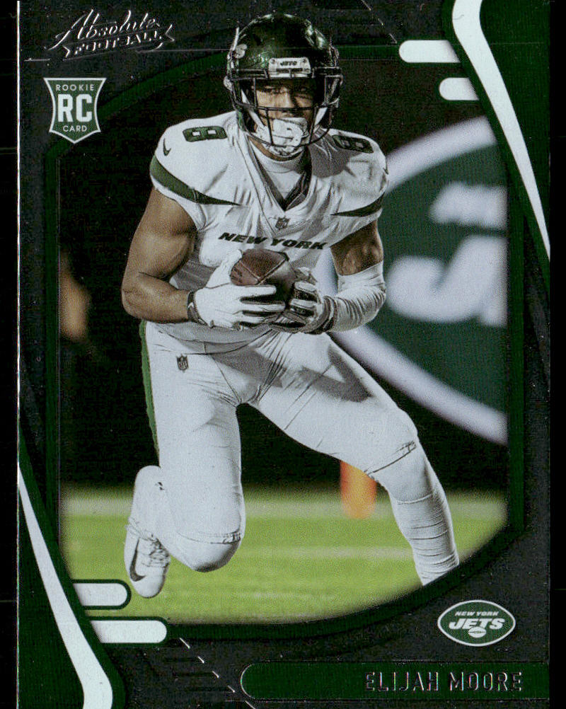 Elijah Moore 2021 Panini Absolute Retail #114 RC New York Jets