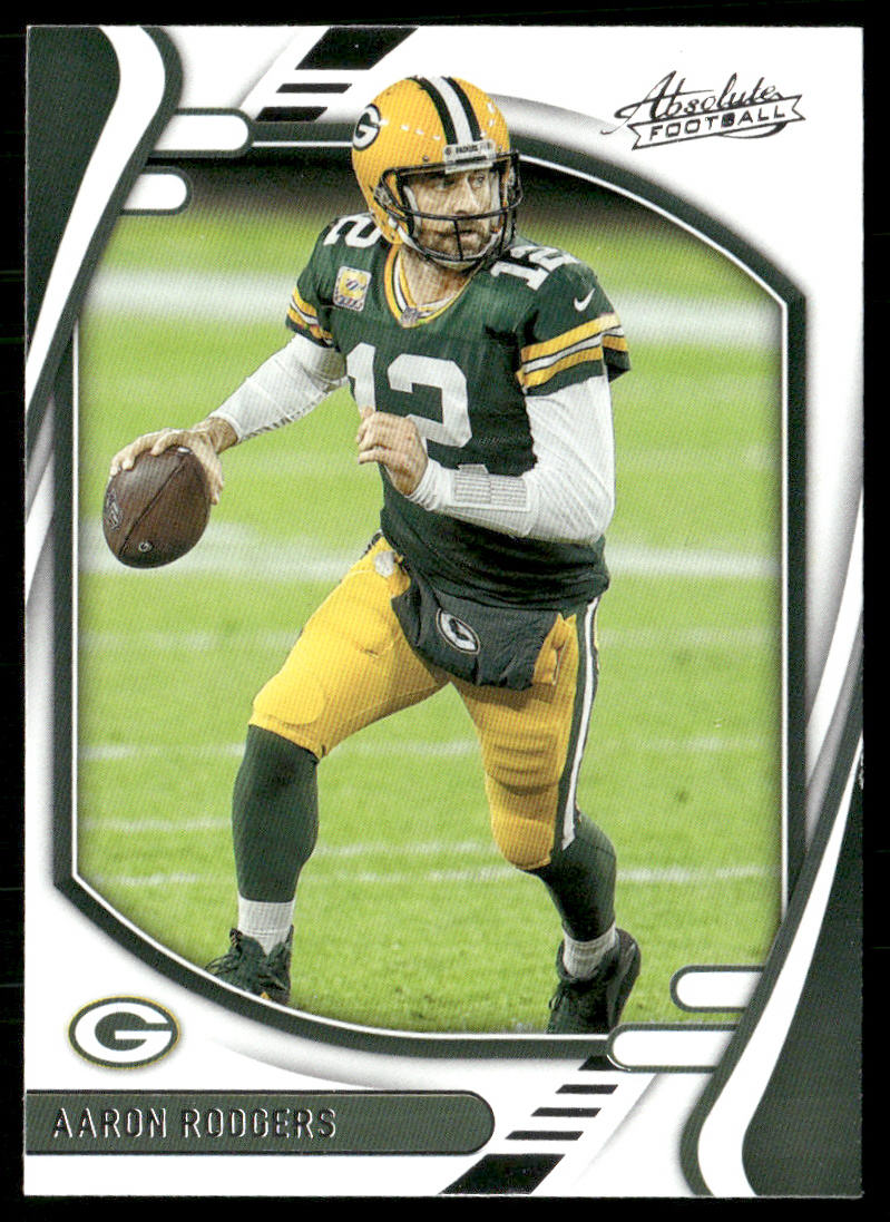 Aaron Rodgers 2021 Panini Absolute Retail #58 Green Bay Packers