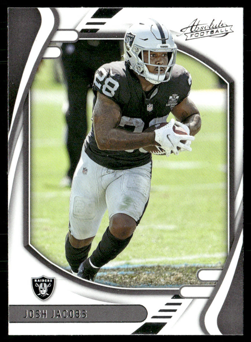 Josh Jacobs 2021 Panini Absolute Retail #72 Las Vegas Raiders