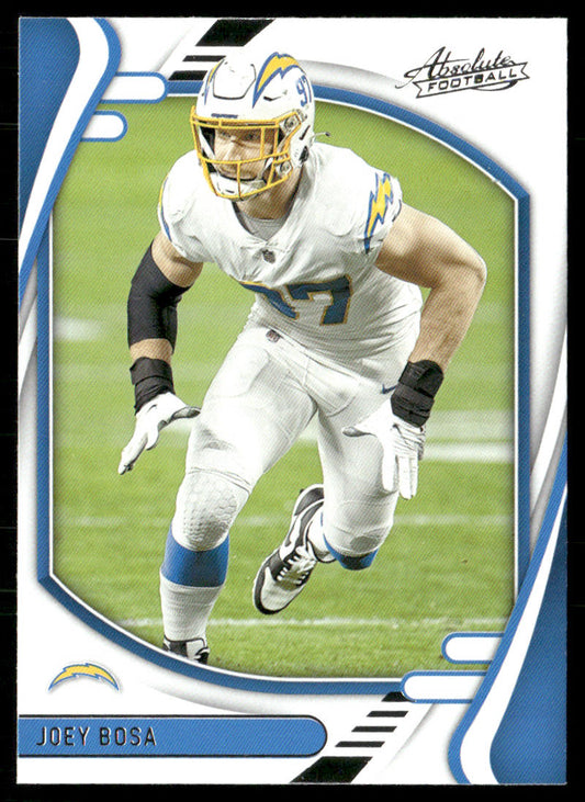 Joey Bosa 2021 Panini Absolute Retail #75 Los Angeles Chargers