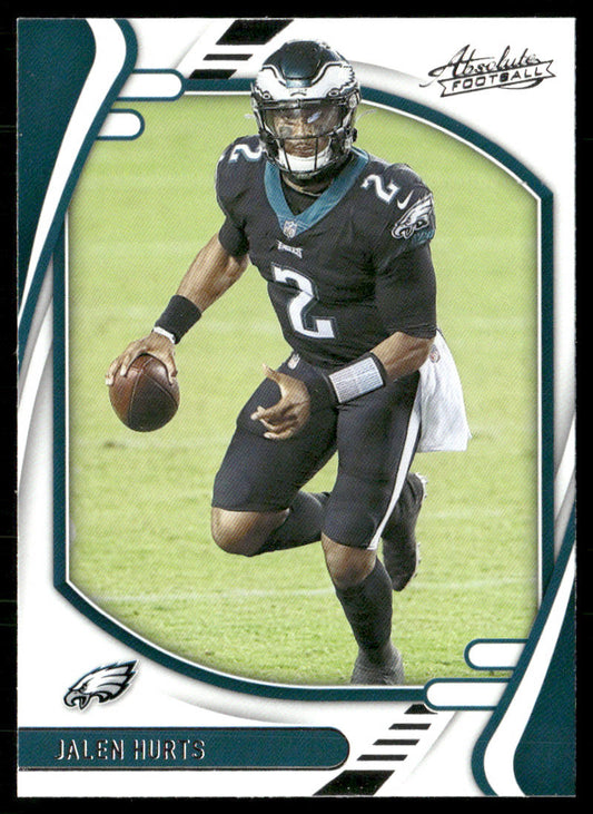 Jalen Hurts 2021 Panini Absolute Retail #76 Philadelphia Eagles