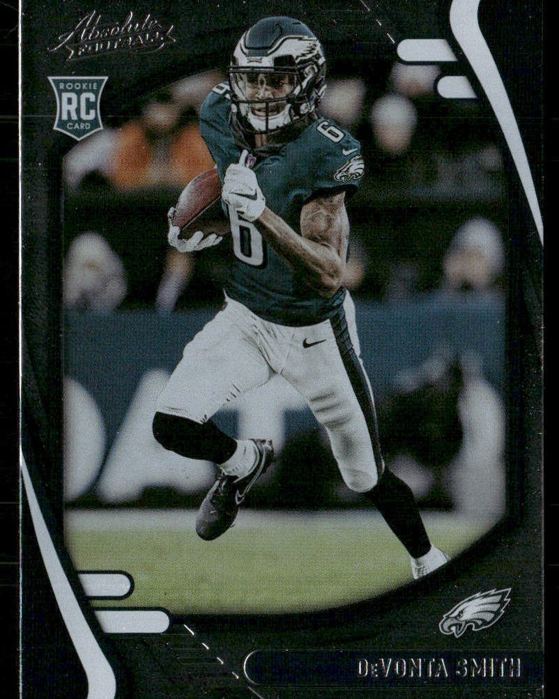 DeVonta Smith 2021 Panini Absolute Retail #107 RC Philadelphia Eagles