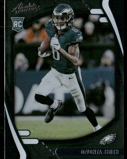 DeVonta Smith 2021 Panini Absolute Retail #107 RC Philadelphia Eagles