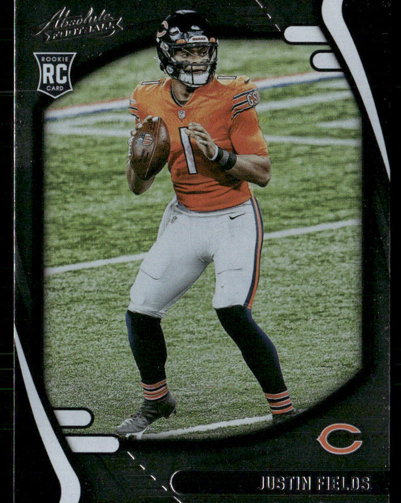 Justin Fields 2021 Panini Absolute Retail #108 RC Chicago Bears
