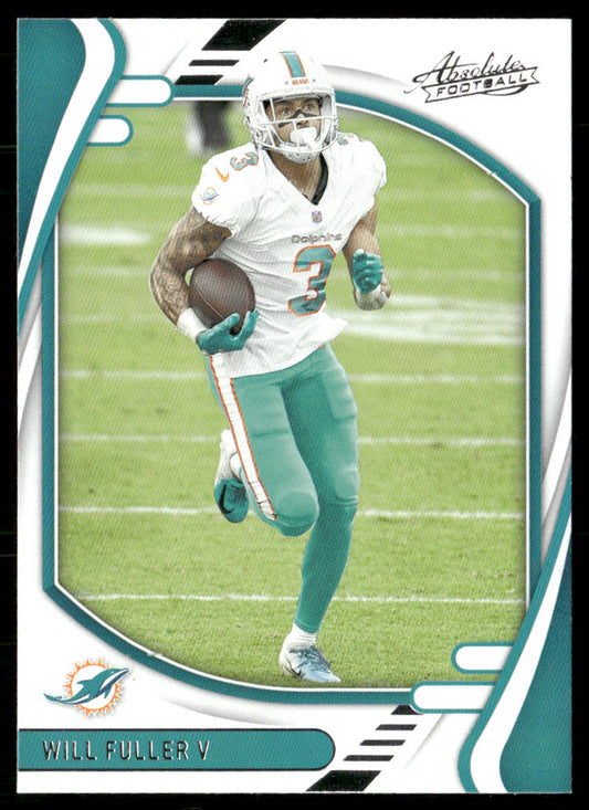 Will Fuller V 2021 Panini Absolute Retail #80 Miami Dolphins