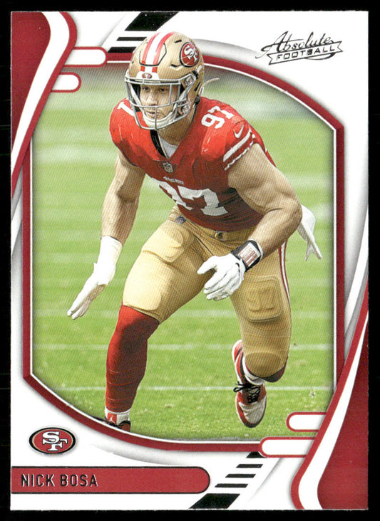 Nick Bosa 2021 Panini Absolute Retail #84 San Francisco 49ers