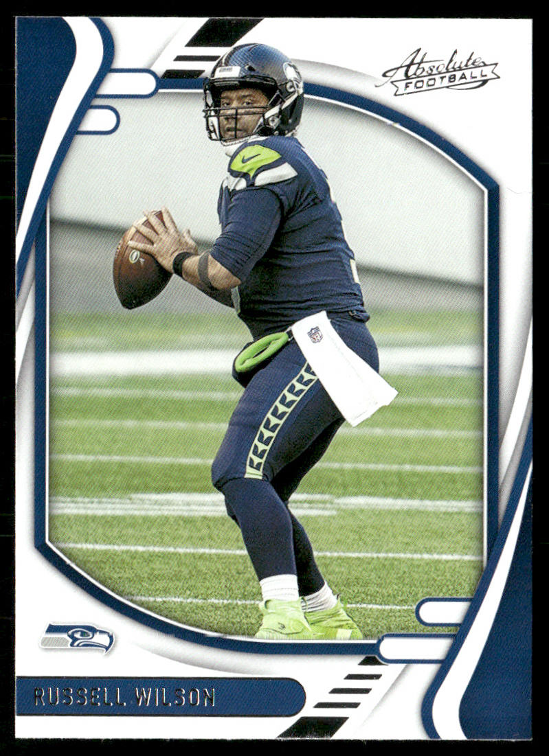 Russell Wilson 2021 Panini Absolute Retail #85 Seattle Seahawks