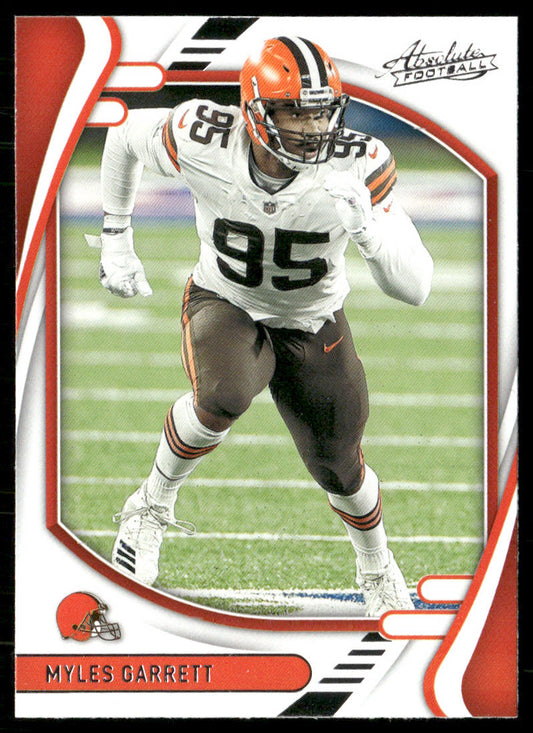 Myles Garrett 2021 Panini Absolute Retail #48 Cleveland Browns