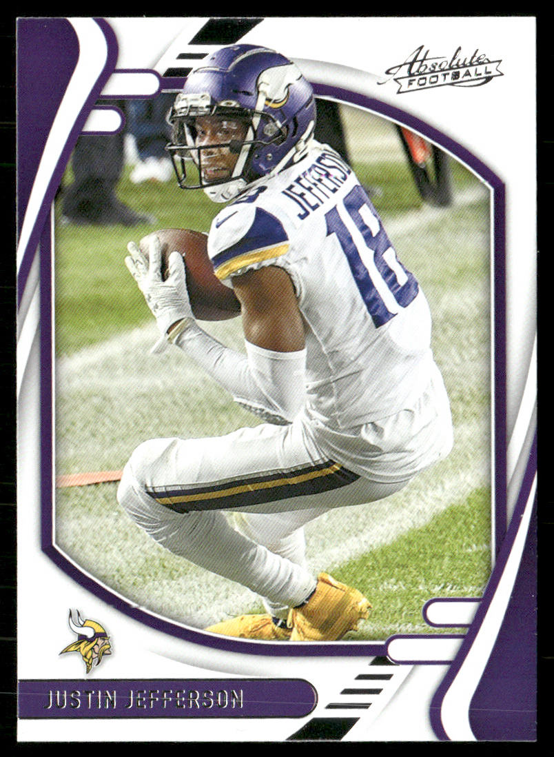 Justin Jefferson 2021 Panini Absolute Retail #65 Minnesota Vikings