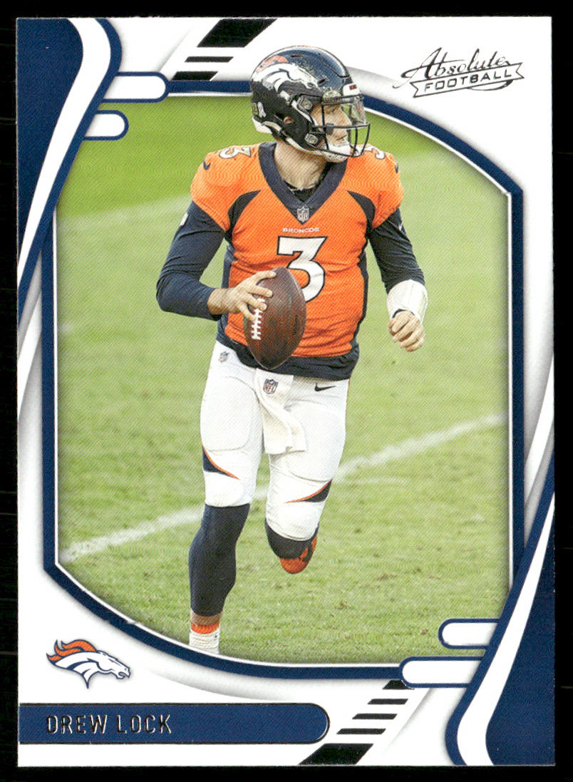 Drew Lock 2021 Panini Absolute Retail #52 Denver Broncos