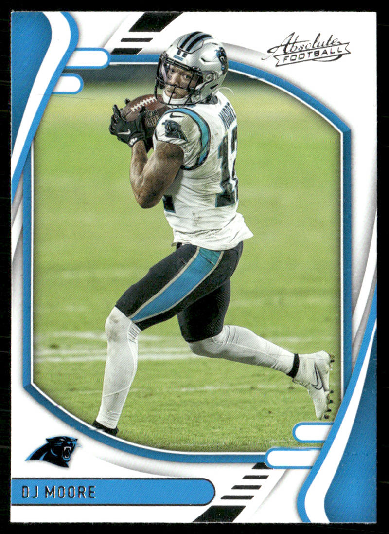 DJ Moore 2021 Panini Absolute Retail #41 Carolina Panthers