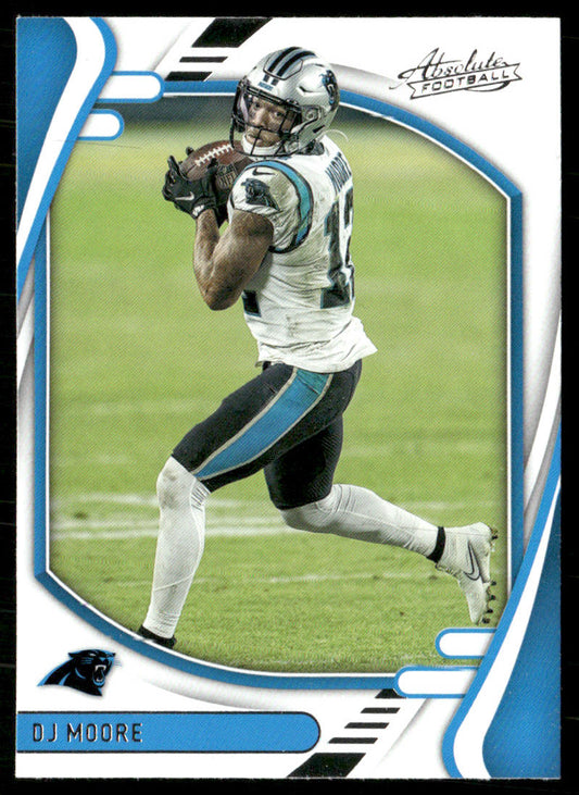 DJ Moore 2021 Panini Absolute Retail #41 Carolina Panthers
