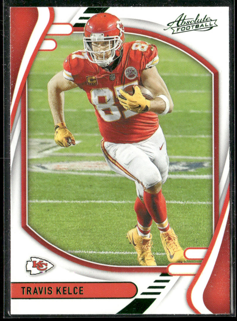 Travis Kelce 2021 Panini Absolute Green #6 Kansas City Chiefs