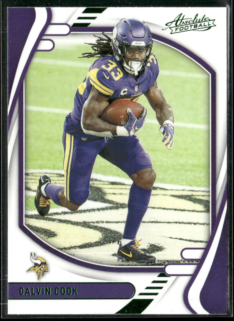 Dalvin Cook 2021 Panini Absolute Green #64 Minnesota Vikings