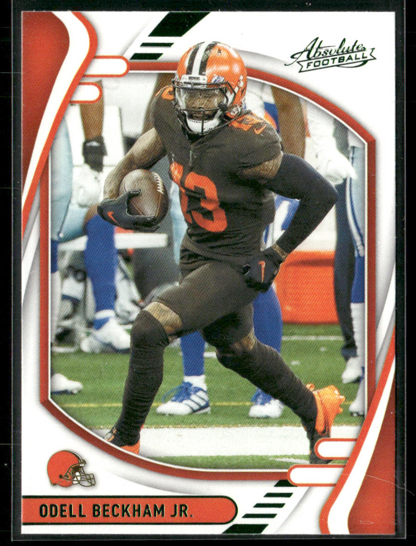 Odell Beckham Jr. 2021 Panini Absolute Green #47 Cleveland Browns