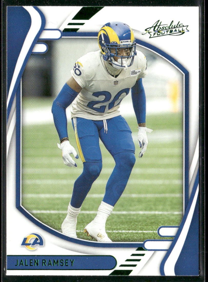 Jalen Ramsey 2021 Panini Absolute Green #5 Los Angeles Rams
