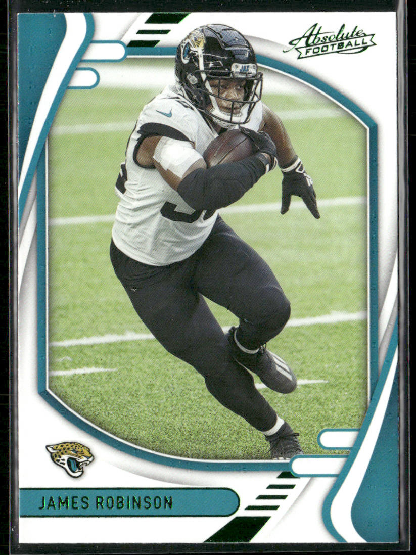 James Robinson 2021 Panini Absolute Green #62 Jacksonville Jaguars