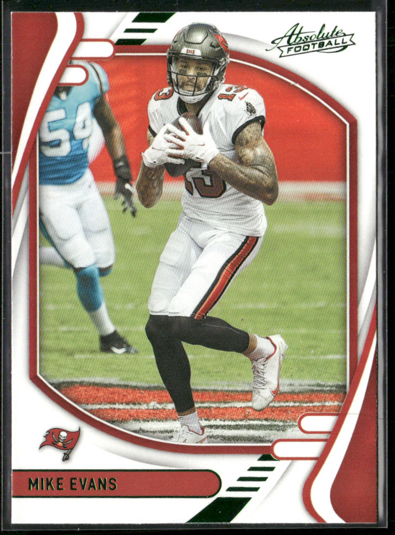 Mike Evans 2021 Panini Absolute Green #93 Tampa Bay Buccaneers