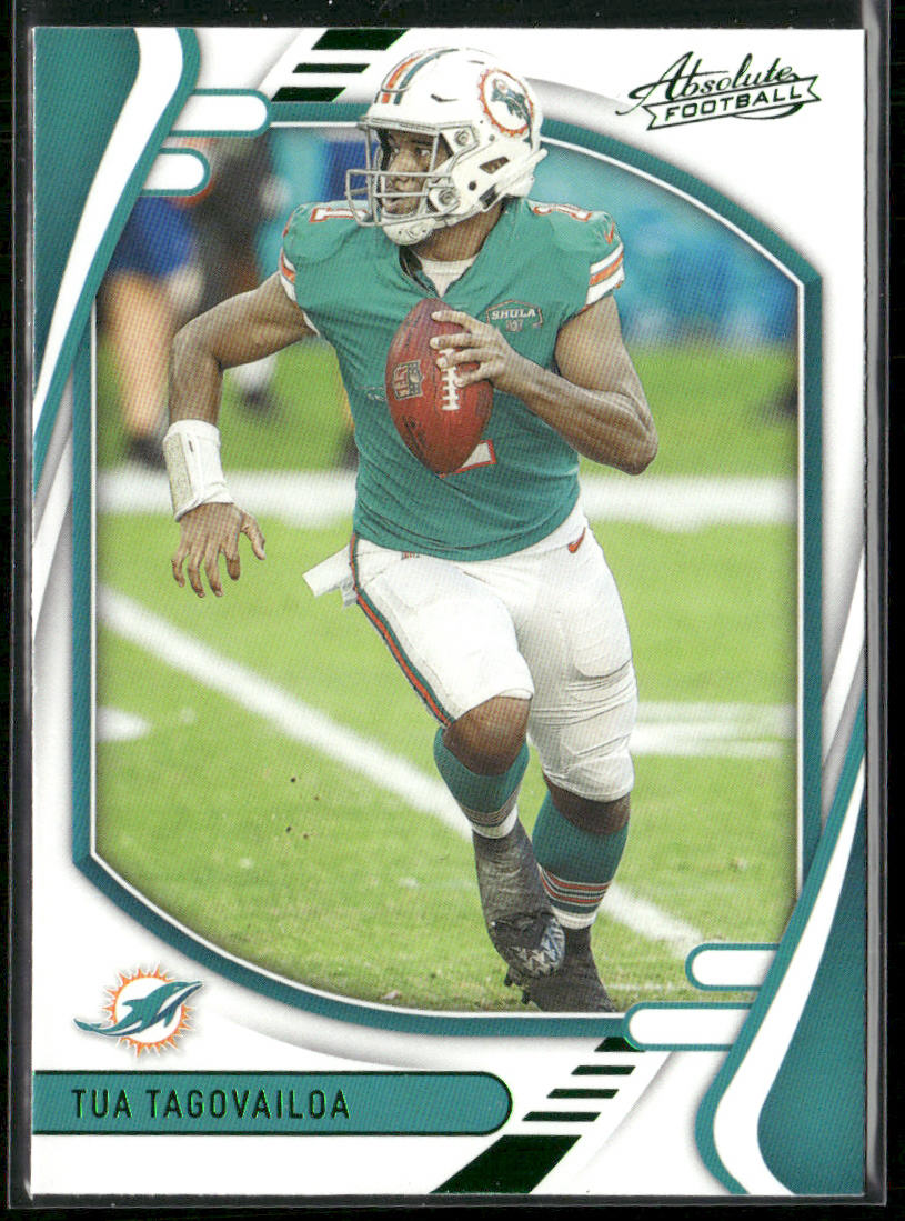 Tua Tagovailoa 2021 Panini Absolute Green #79 Miami Dolphins
