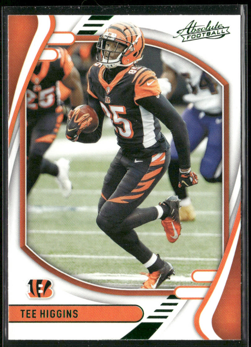 Tee Higgins 2021 Panini Absolute Green #44 Cincinnati Bengals