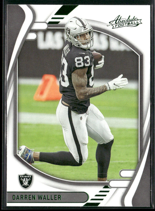Darren Waller 2021 Panini Absolute Green #71 Las Vegas Raiders