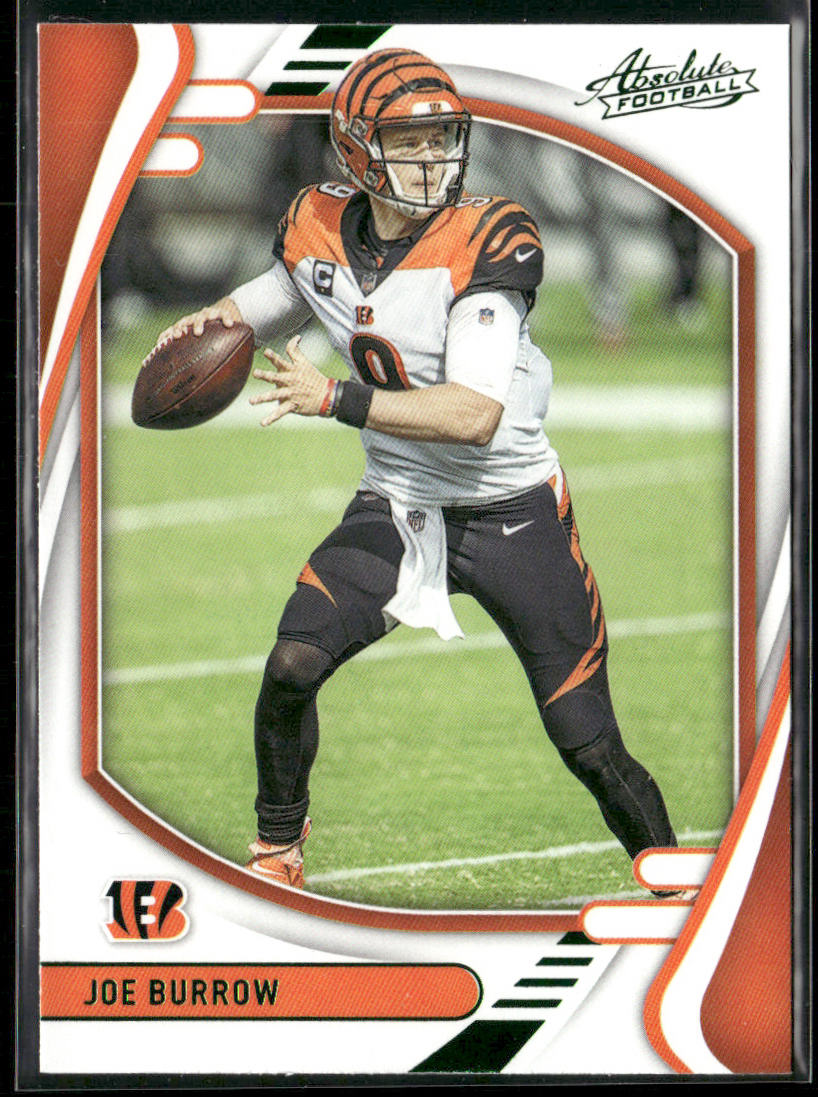 Joe Burrow 2021 Panini Absolute Green #42 Cincinnati Bengals