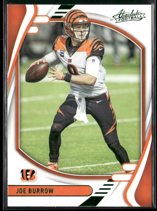 Joe Burrow 2021 Panini Absolute Green #42 Cincinnati Bengals