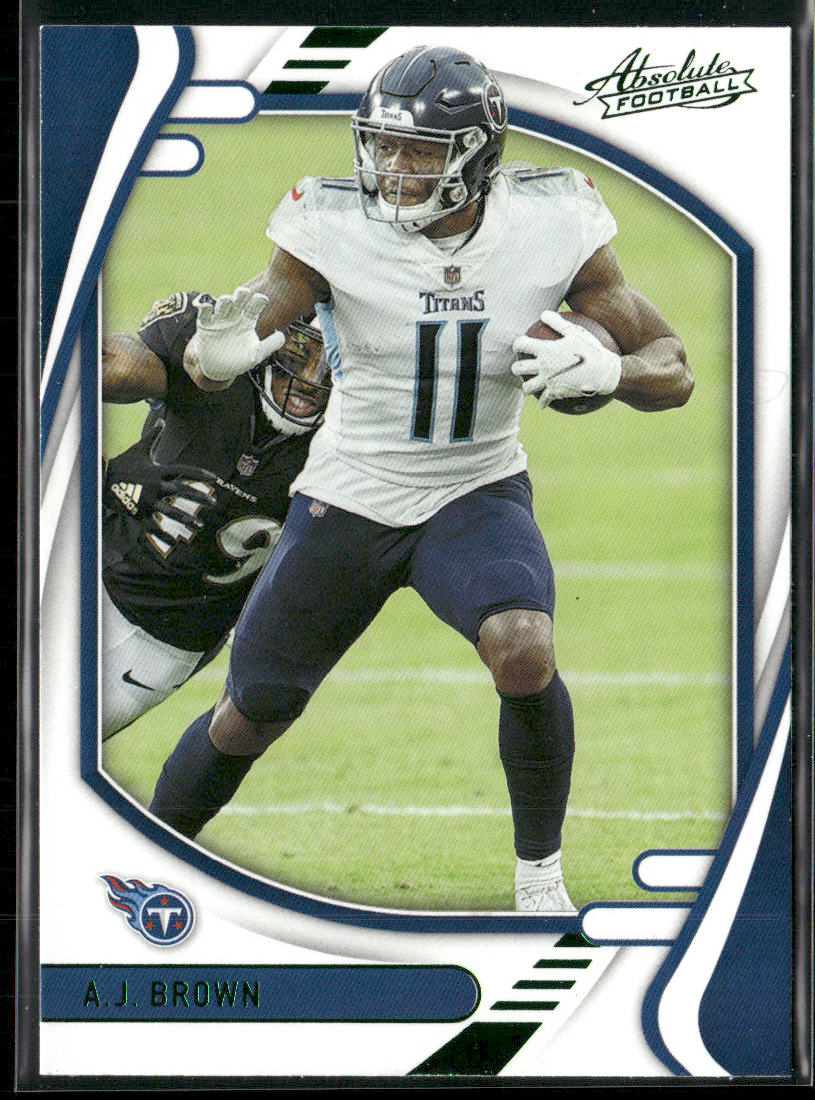 A.J. Brown 2021 Panini Absolute Green #99 Tennessee Titans