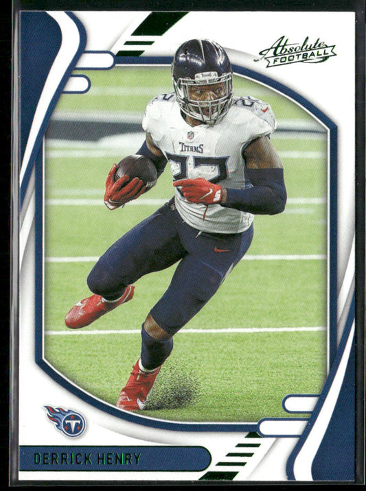 Derrick Henry 2021 Panini Absolute Green #98 Tennessee Titans